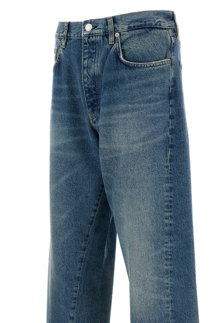 Sunflower Blue Wide Twist Organic Jeans