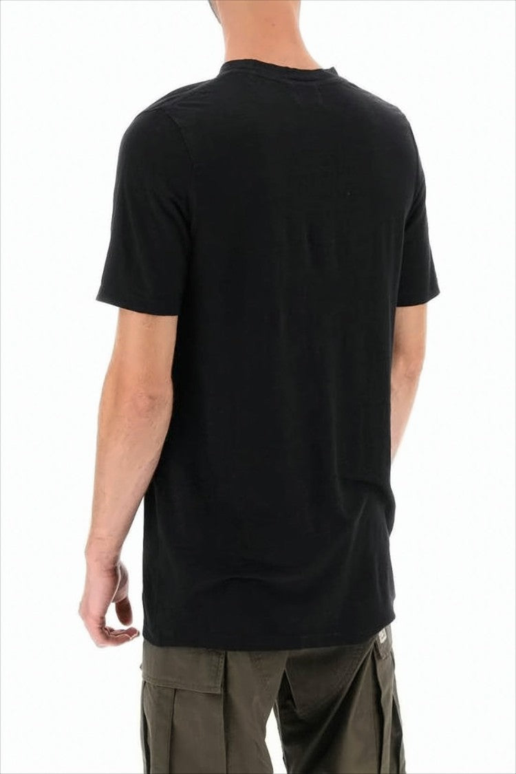 Isabel Marant Relaxed-Fit Black T-Shirt With Bold Graphic Logo