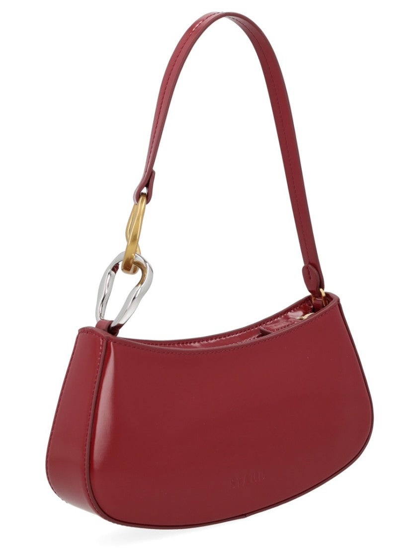 Staud Ollie Cow Leather Crescent Shoulder Bag