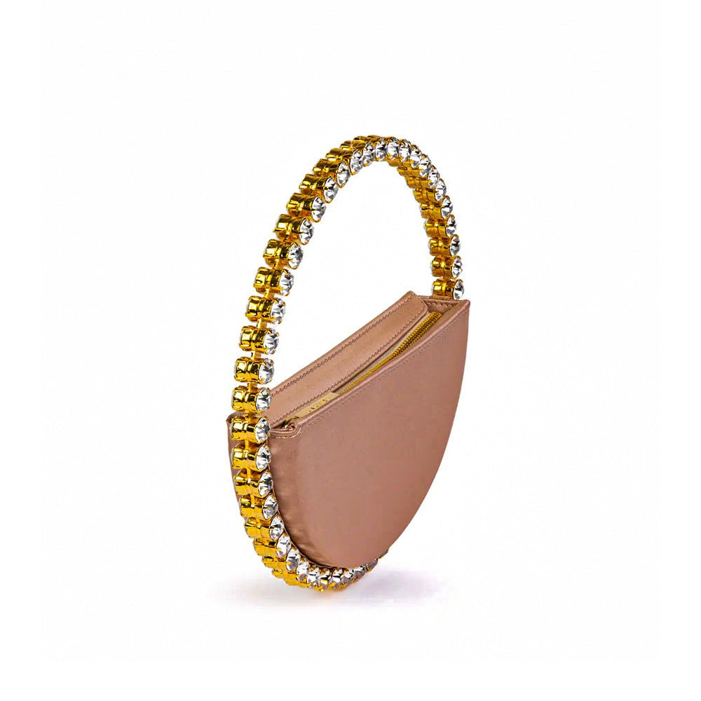 Lalingi Eternity Clutch With Gold-Plated Handle