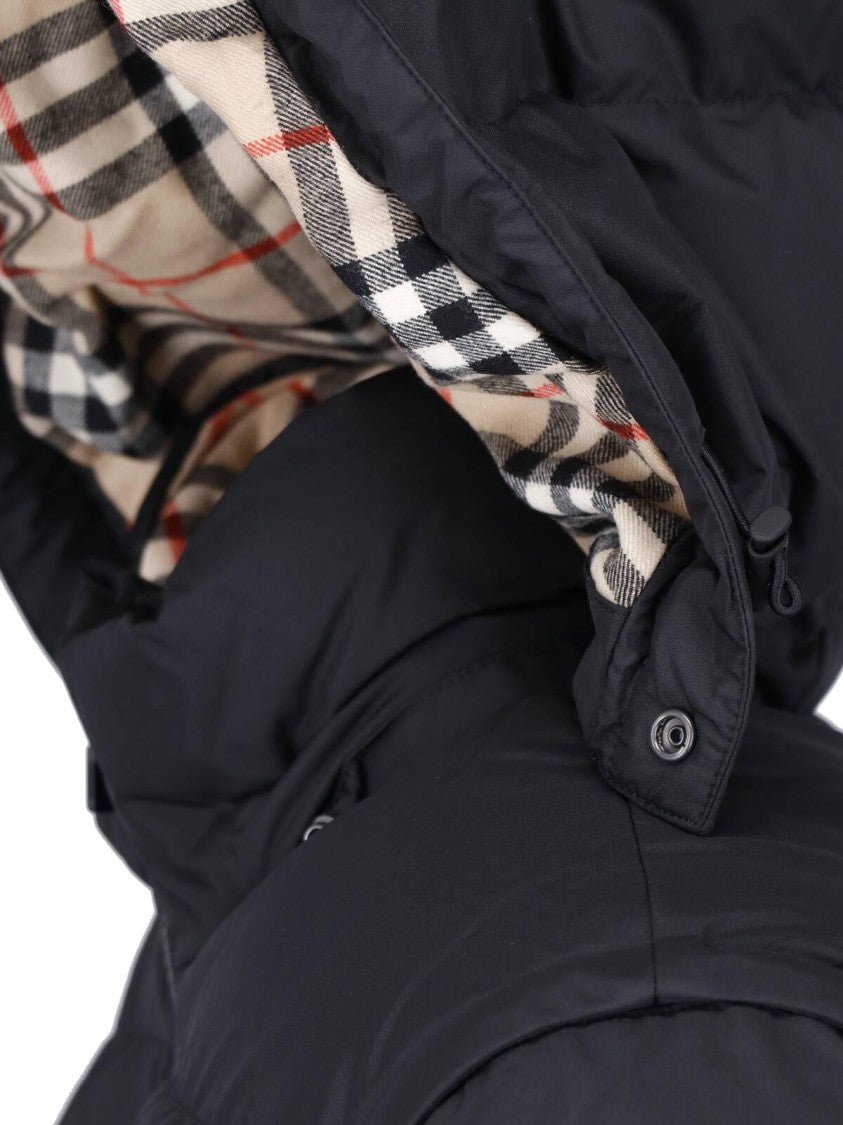 Burberry Black Bideford Hooded Down Jacket