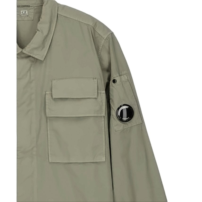 C.P. Company Structured Collar Long-Sleeve Shirt With Concealed Placket
