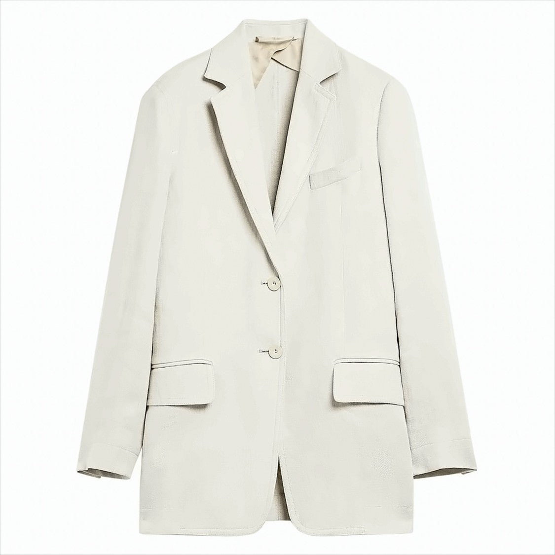 Max Mara Tailored Linen Single-Breasted Jacket