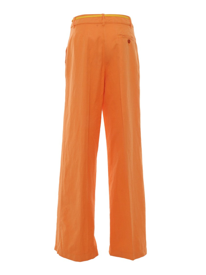 Aspesi Wide-Leg Pants With Drawstring Waist