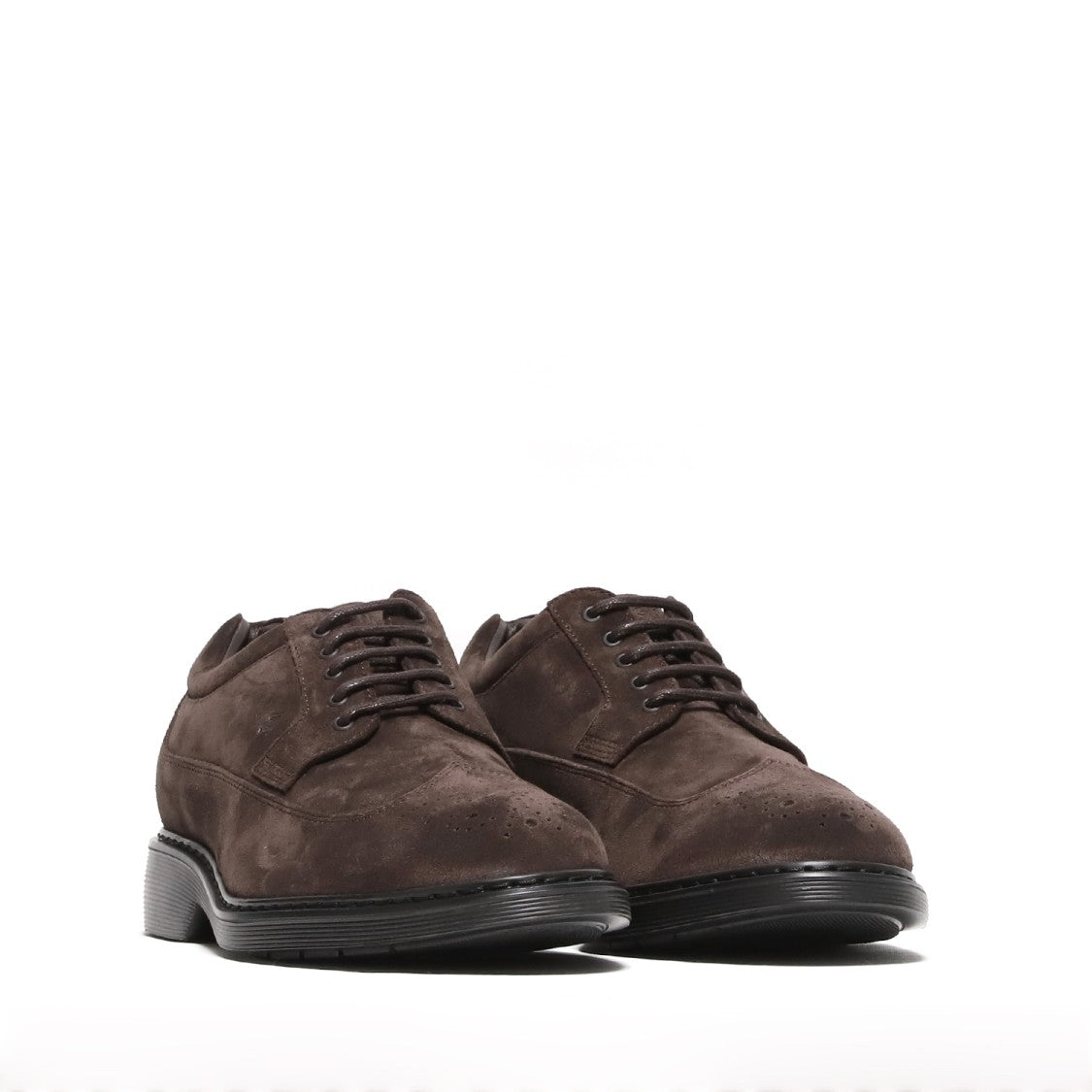Hogan Brown Derby Shoes
