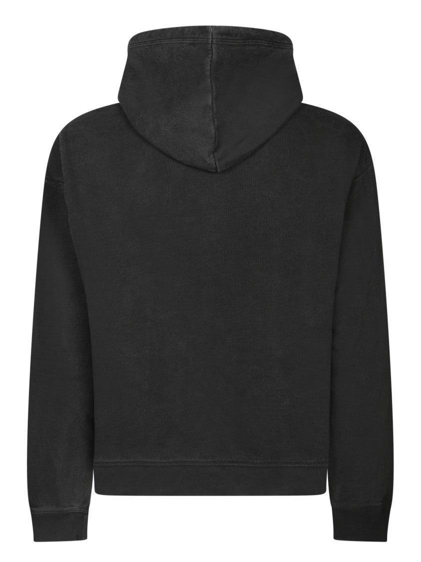 Dsquared2 Relaxed Fit Black Hoodie Contrasting Lining