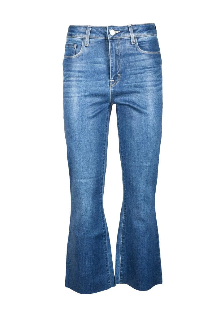 L'agence Flared Blue Denim Jeans