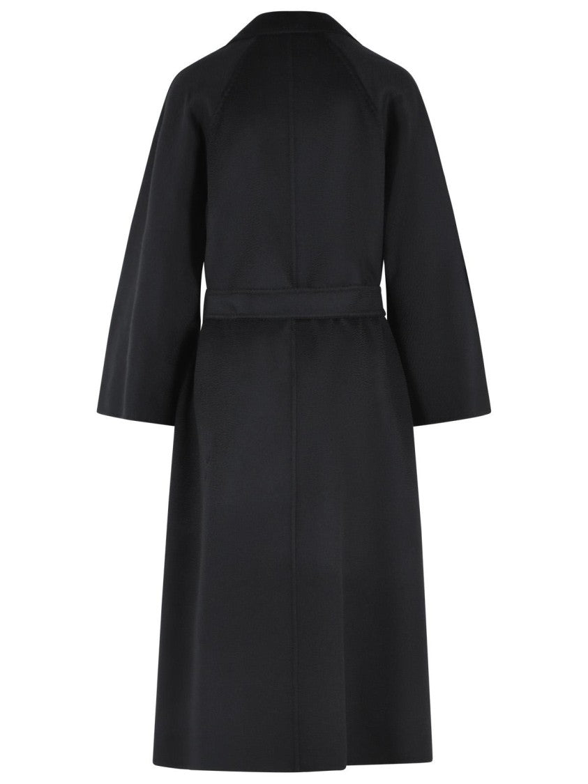 Max Mara 'Icon Ludmilla' Black Cashmere Coat