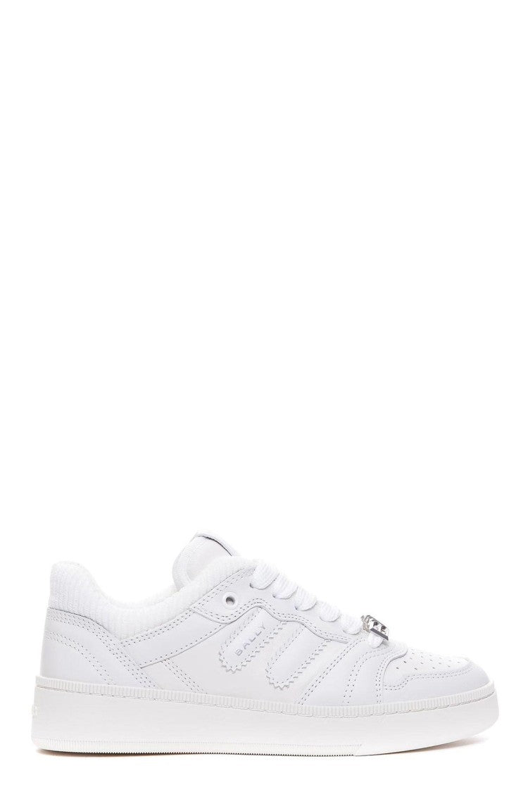 Bally White Nappa Leather Low-Top Sneakers