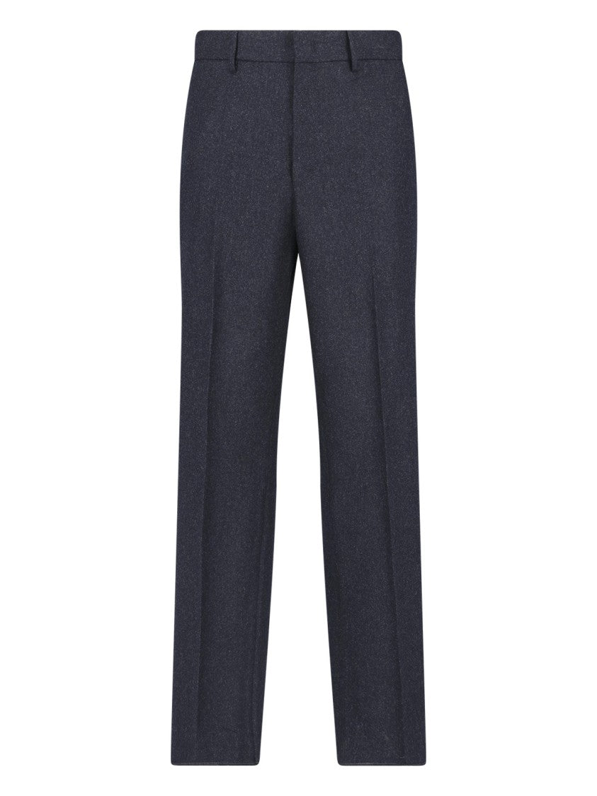 Tagliatore Double-Breasted Virgin Wool Suit With Peak Lapels