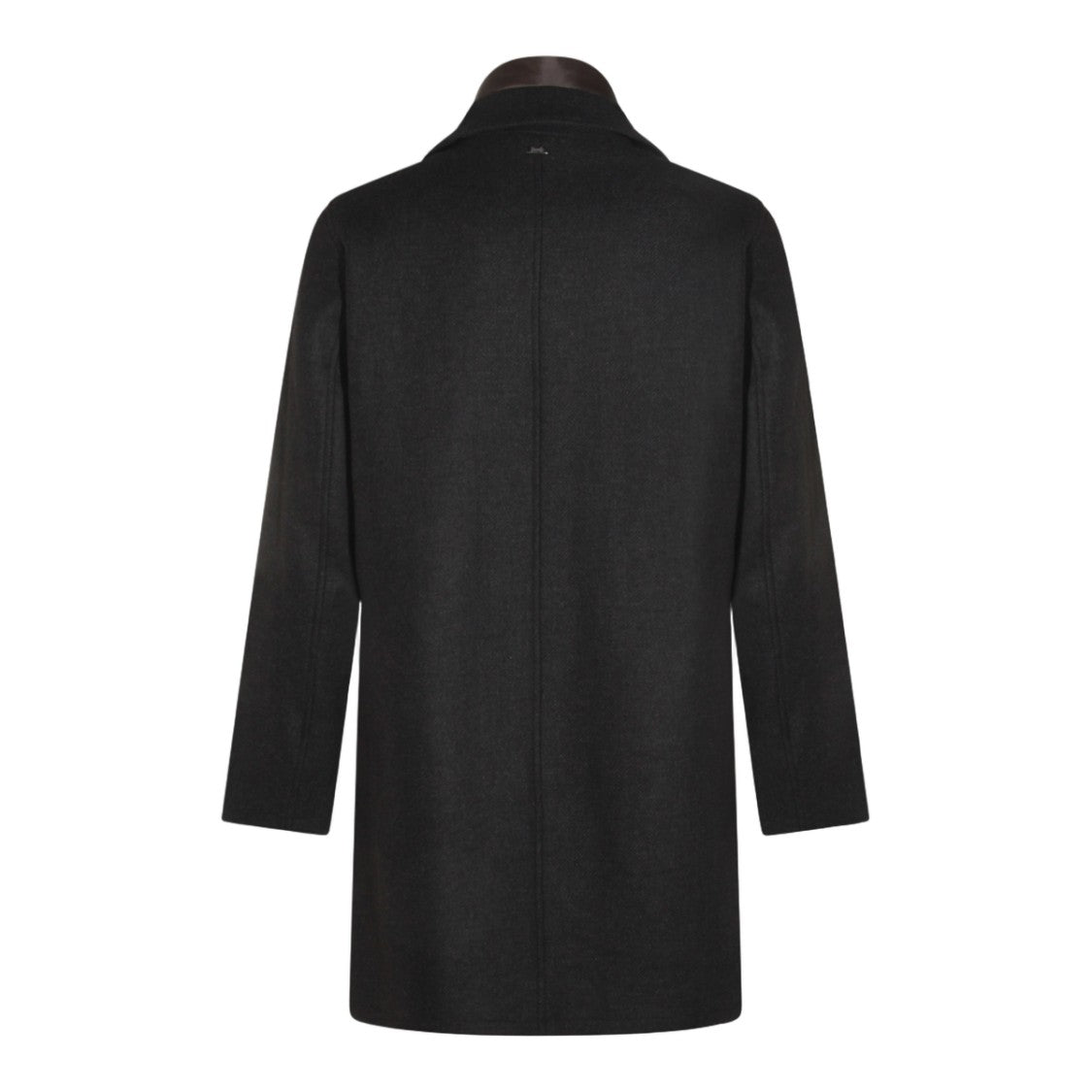 Herno Single-Breasted Dark Grey Herno Coat