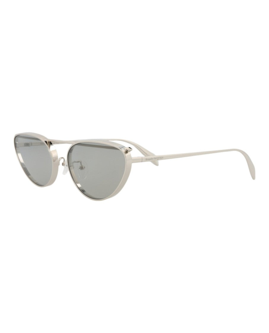 Alexander Mcqueen Cat Eye-Frame Metal Sunglasses