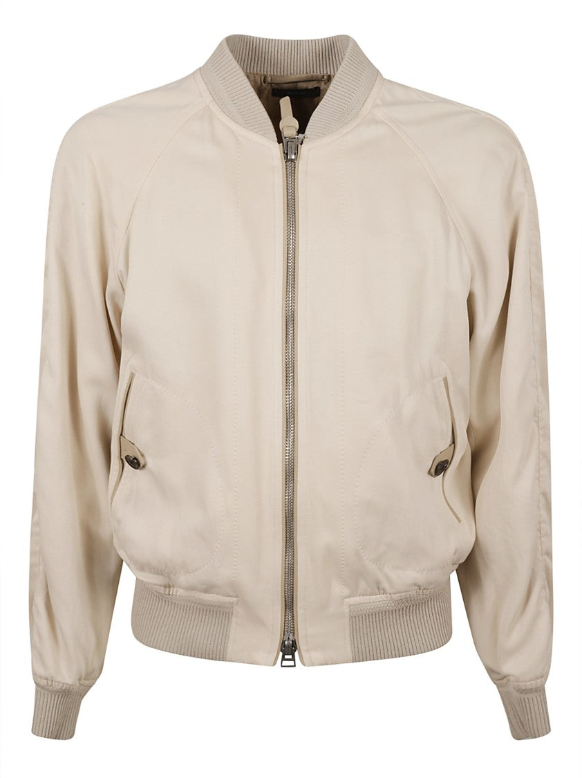 Tom Ford Bomber Jacket With Zip Front