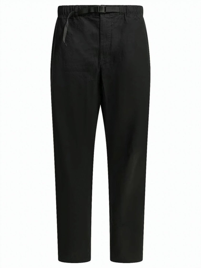 Patagonia Straight-Leg Black Pants With Adjustable Belt And Functional Pockets