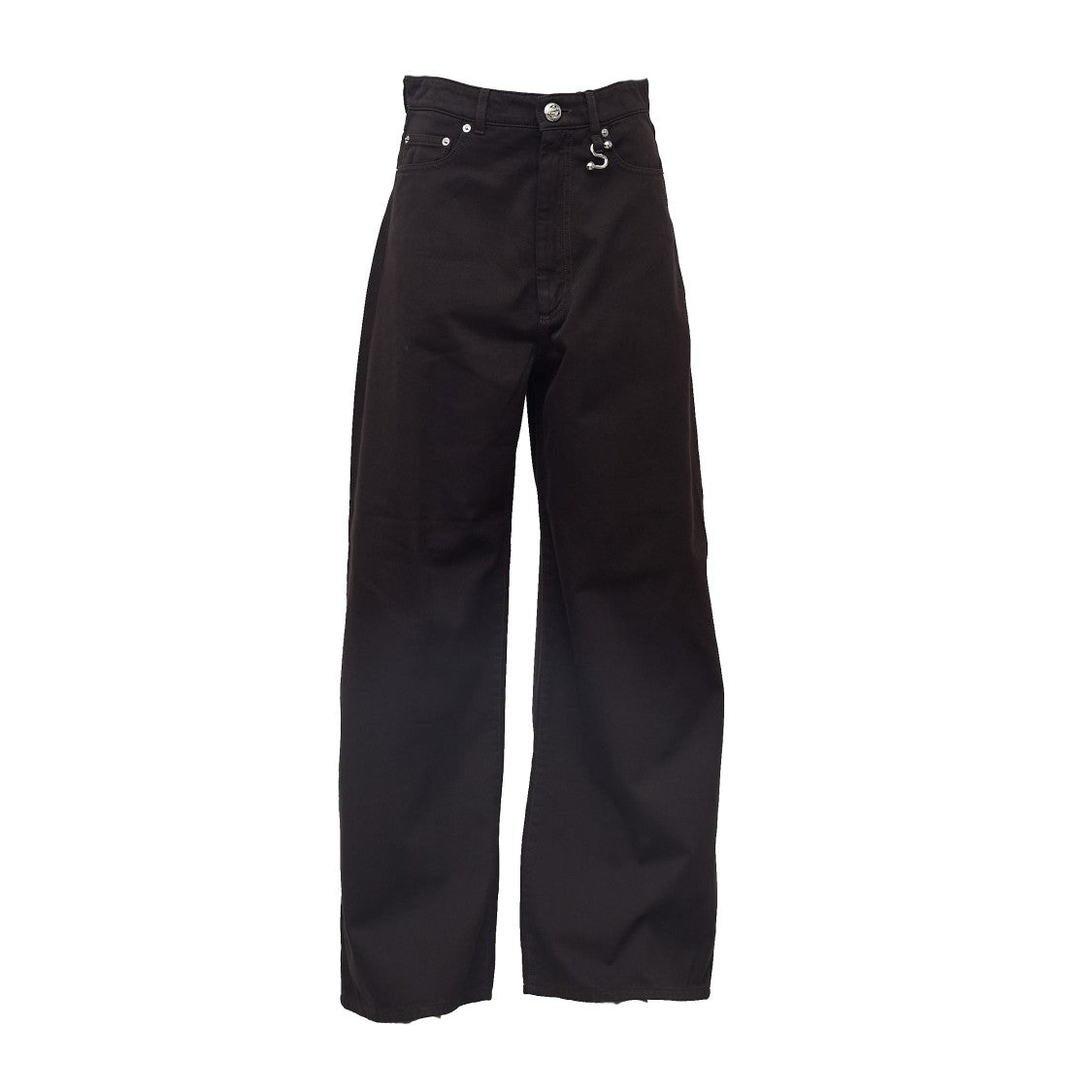 Sportmax Wide-Fit Pants In Authentic Pure Cotton Bull Fabric