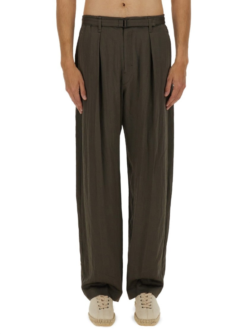 Lemaire High-Waisted Relaxed Pants With Front Pleats
