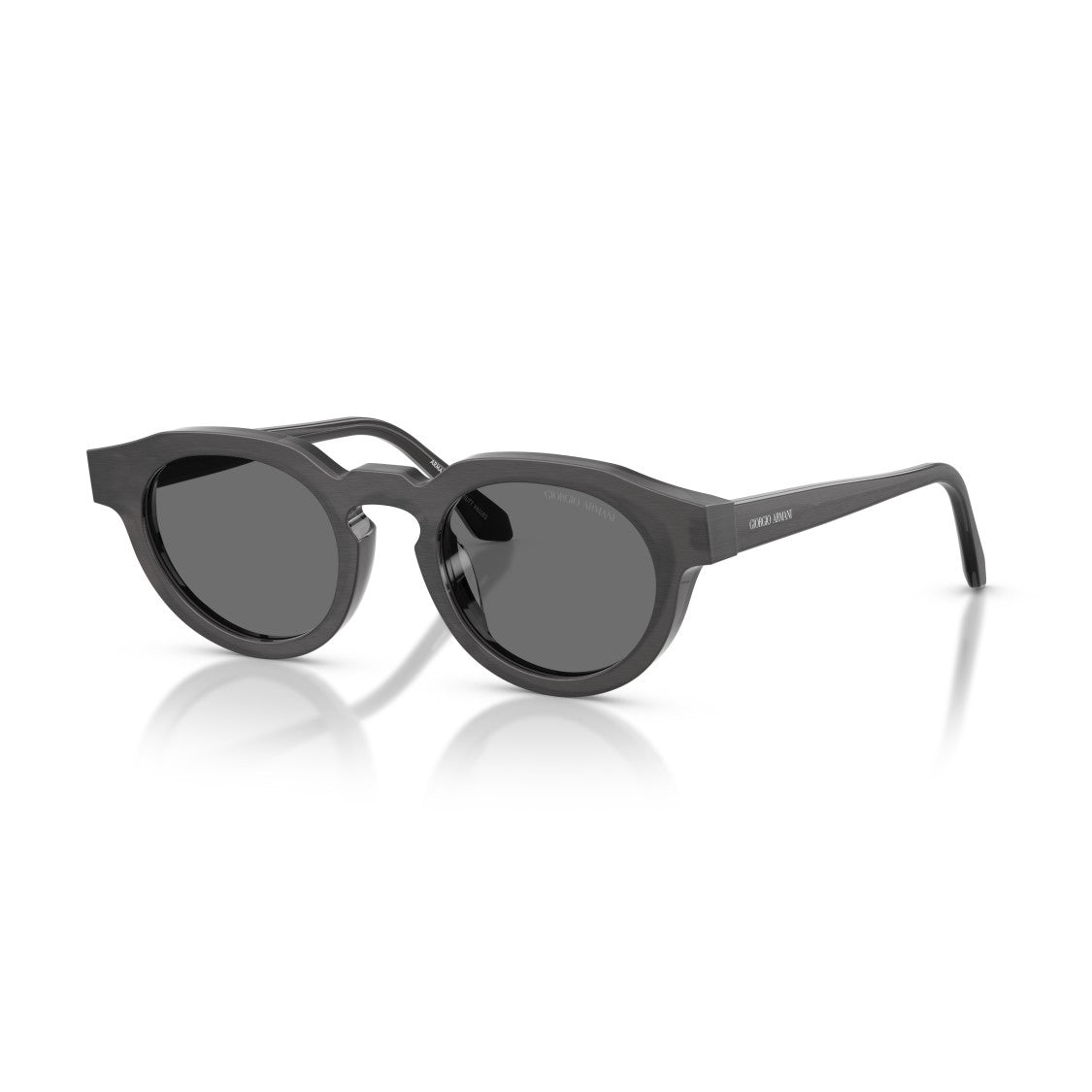 Giorgio Armani 0Ar8255u Black Acetate Sunglasses With Keyhole Bridge