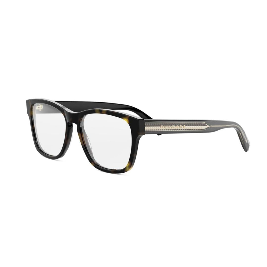 Bulgari Bv50059i Rectangular Tortoiseshell Sunglasses
