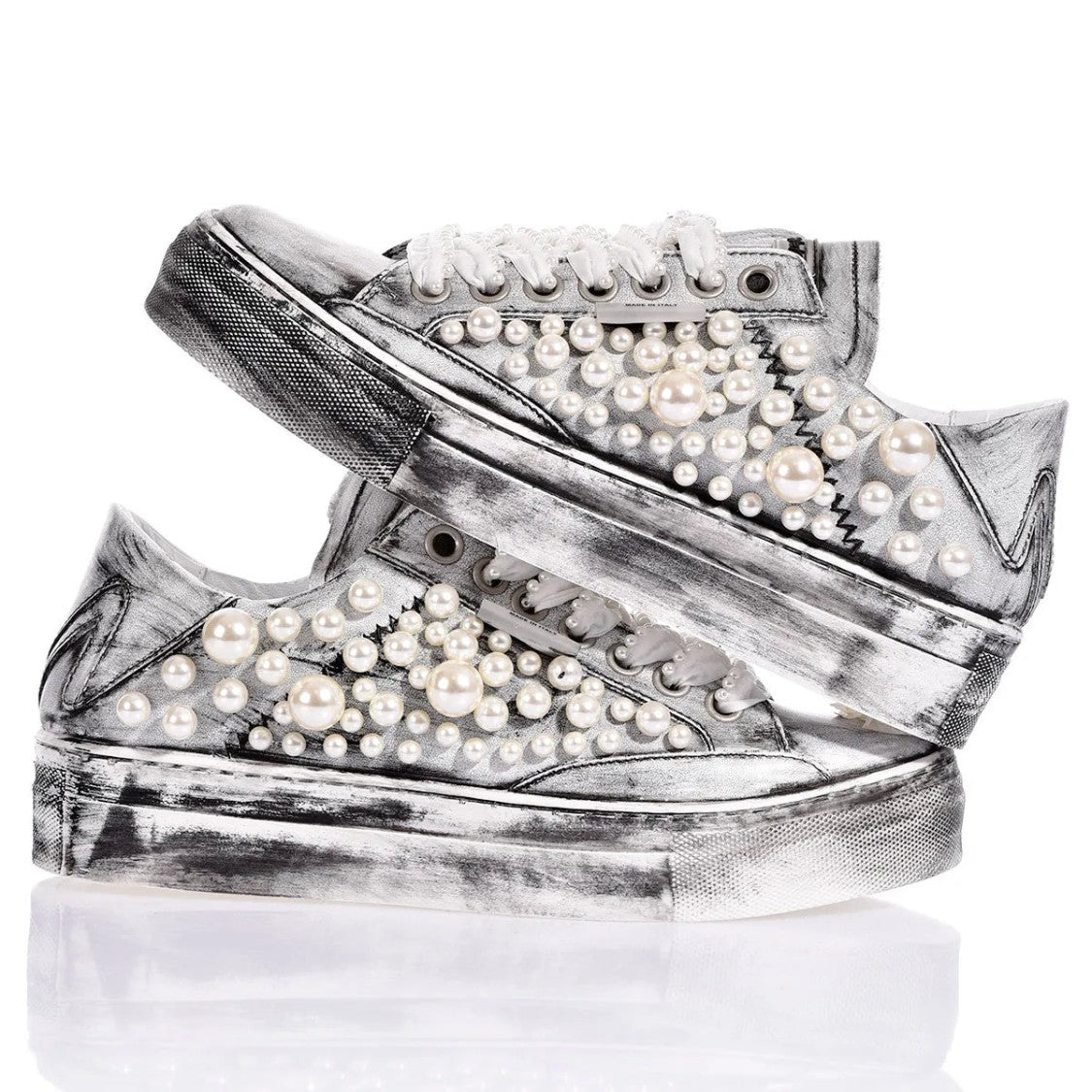 Mimanera Garage Platform Pearls Sneakers