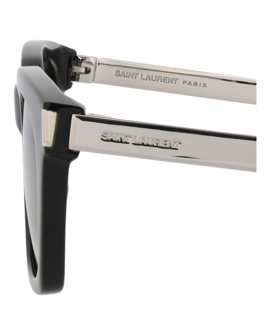 Saint Laurent Square-Frame Recycled Acetate Sunglasses
