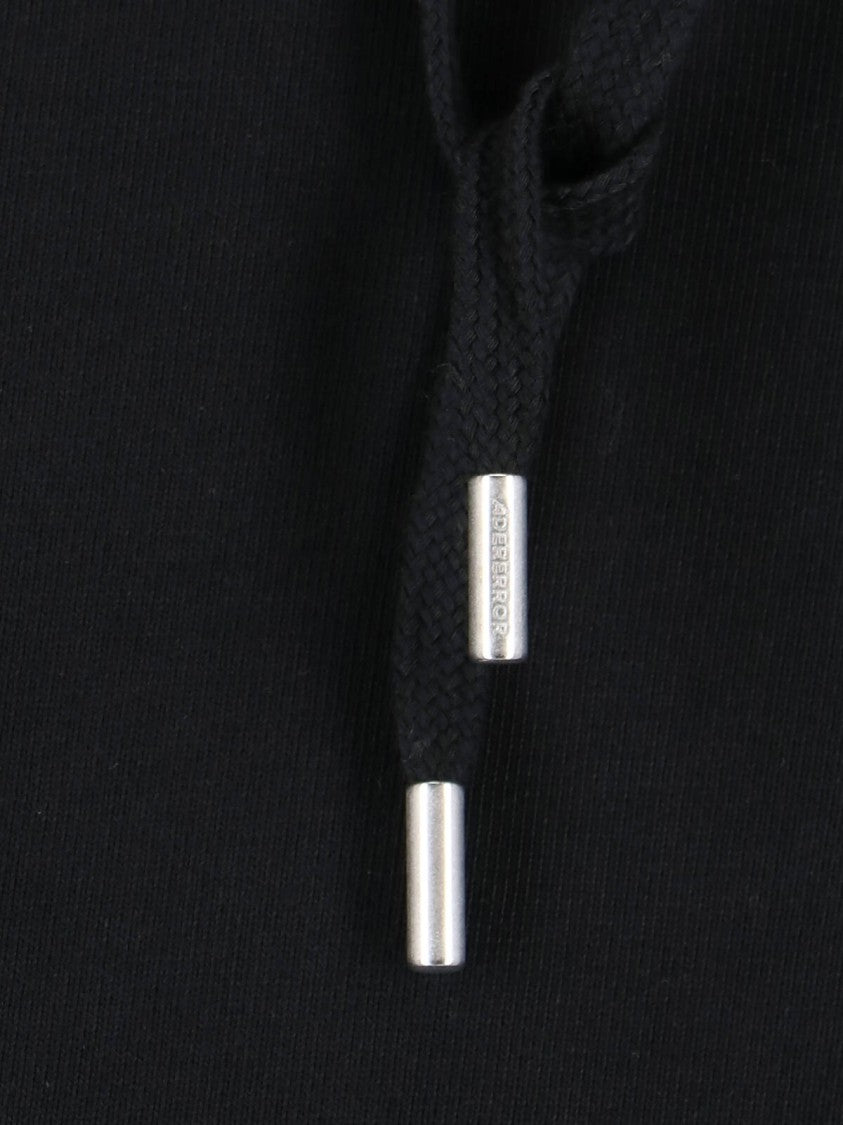 Ader Error "Trs" Logo Sweatshirt, In Black Cotton