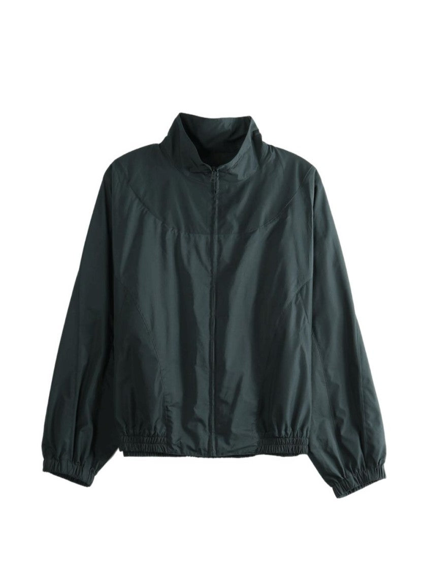 Givenchy Black Minimalist Lightweight High Collar Jacket