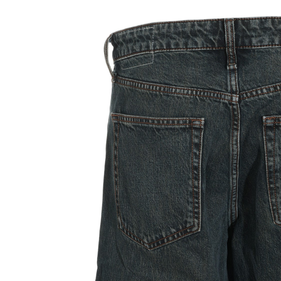 Rag & Bone Straight-Leg Jeans With Mid-Rise Waist And Contrast Stitching