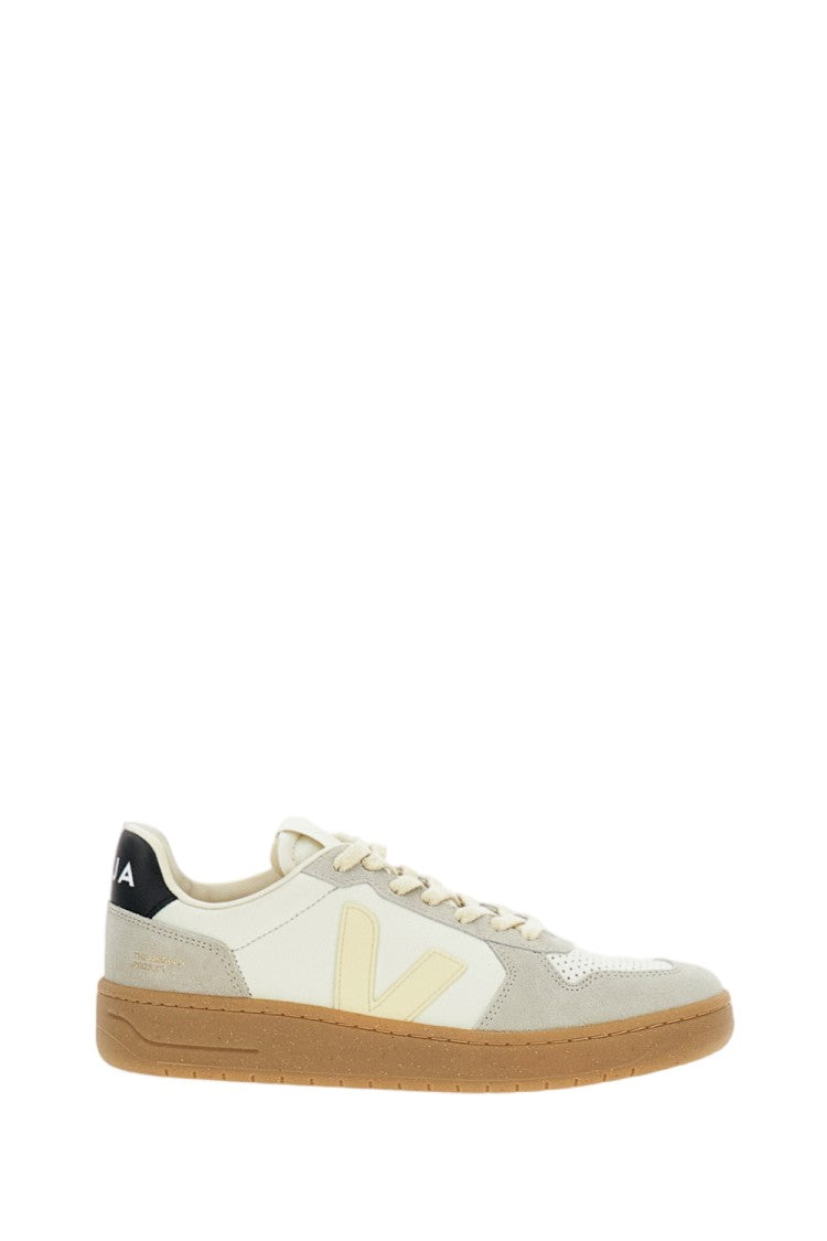Veja White V82 Leather Sneakers
