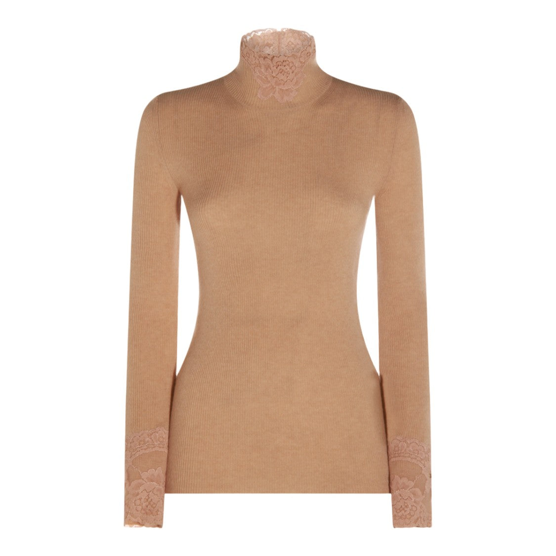 Valentino Fitted Sweater With High Neckline