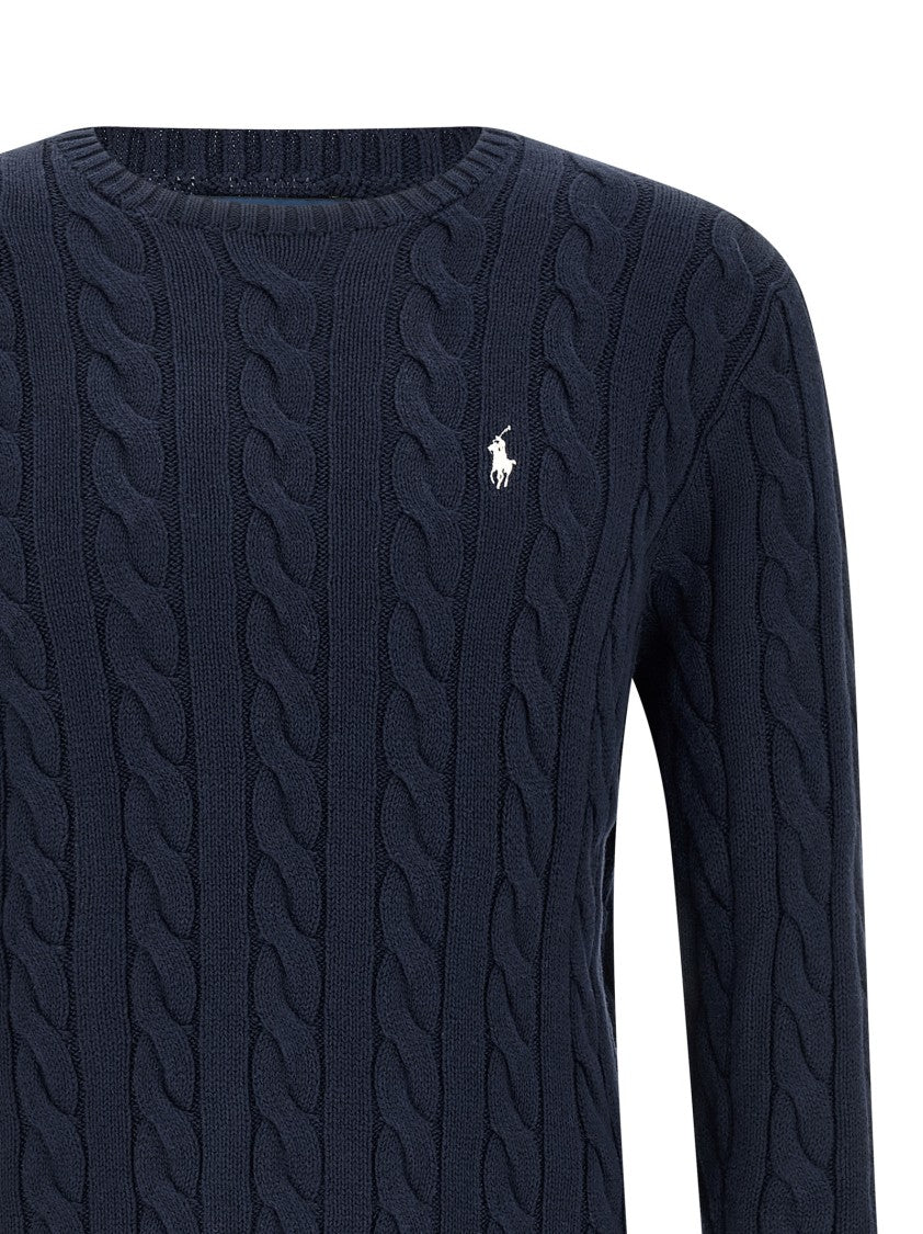 Polo Ralph Lauren Cotton Braided Sweater