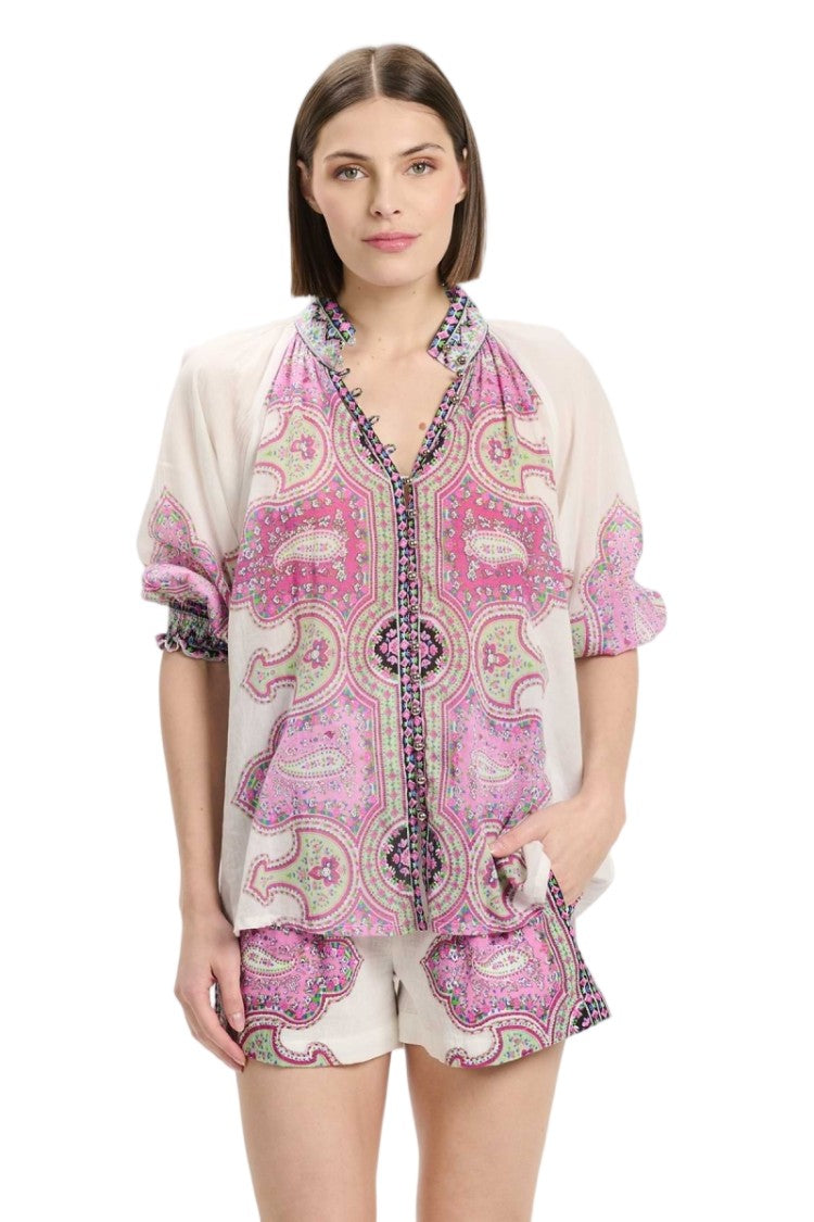 Miss June Shirt Dulce 3/4 Sleeve Shirt