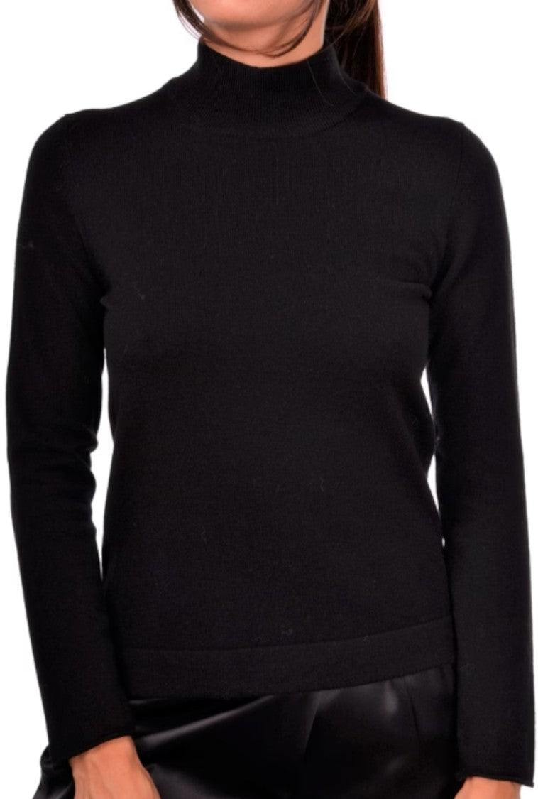 Paolo Fiorillo Capri Mock Neck Knit Top
