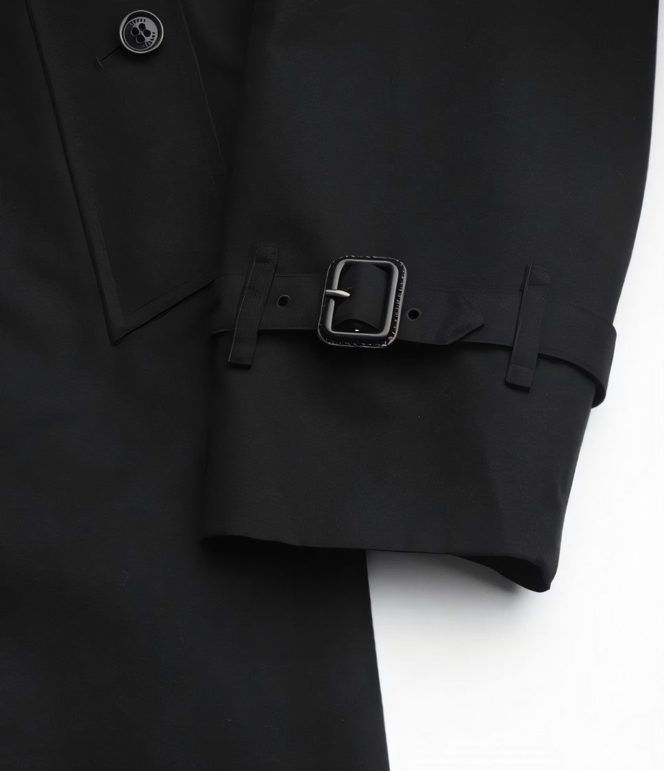 Burberry Black Double-Breasted Trench Coat