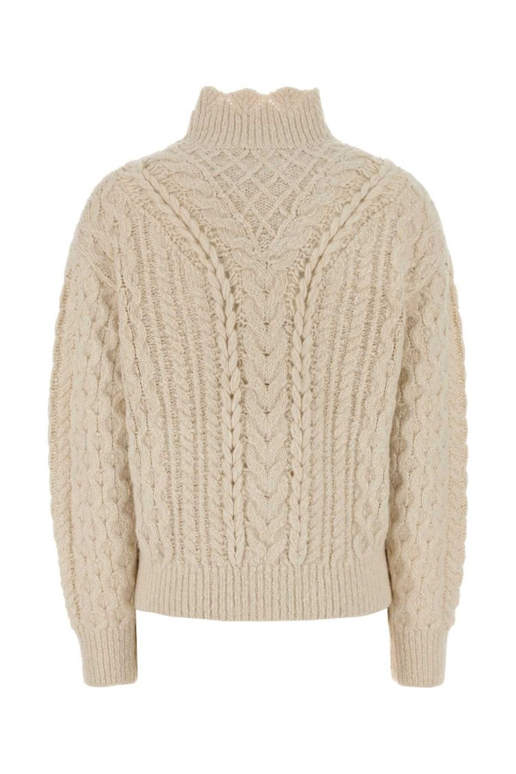 Isabel Marant Étoile Ivory Cotton Blend Bolinea Sweater