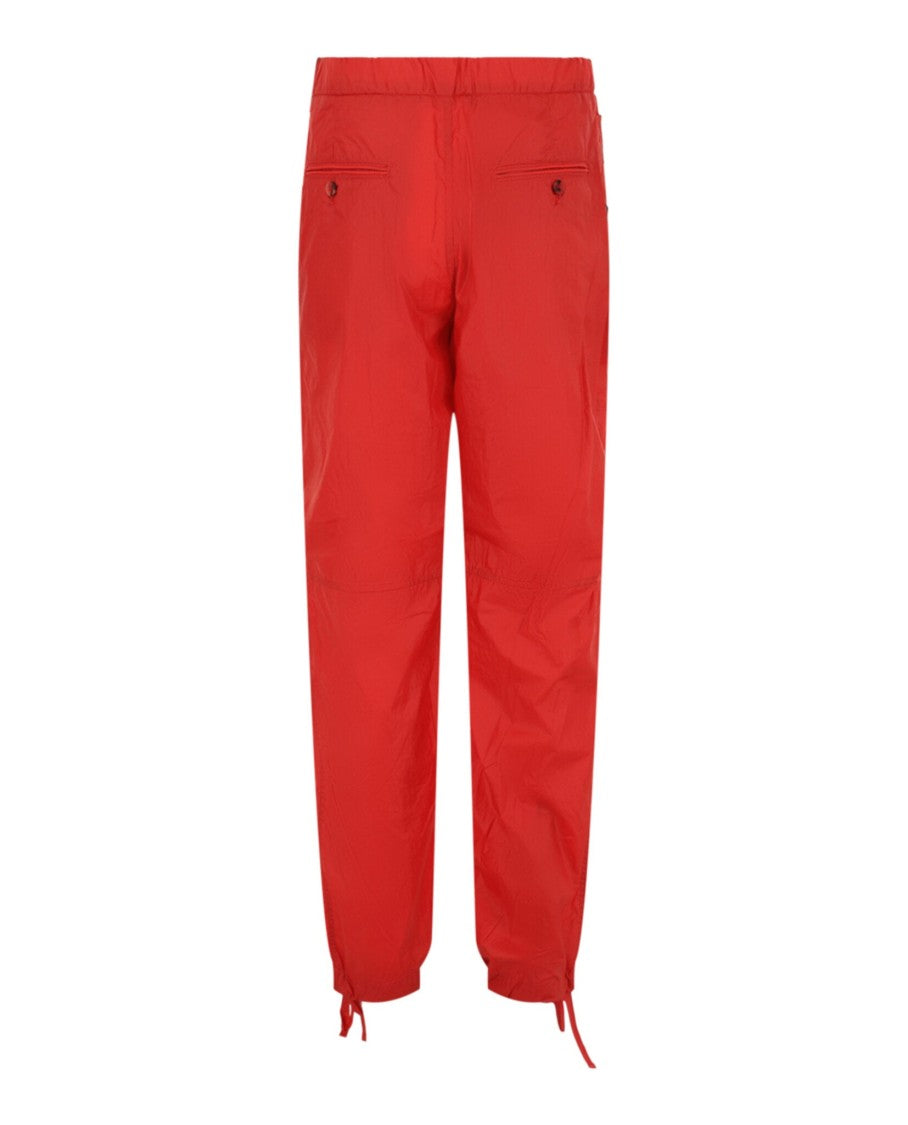 Ferragamo Coated Drawstring Straight-Leg Pants
