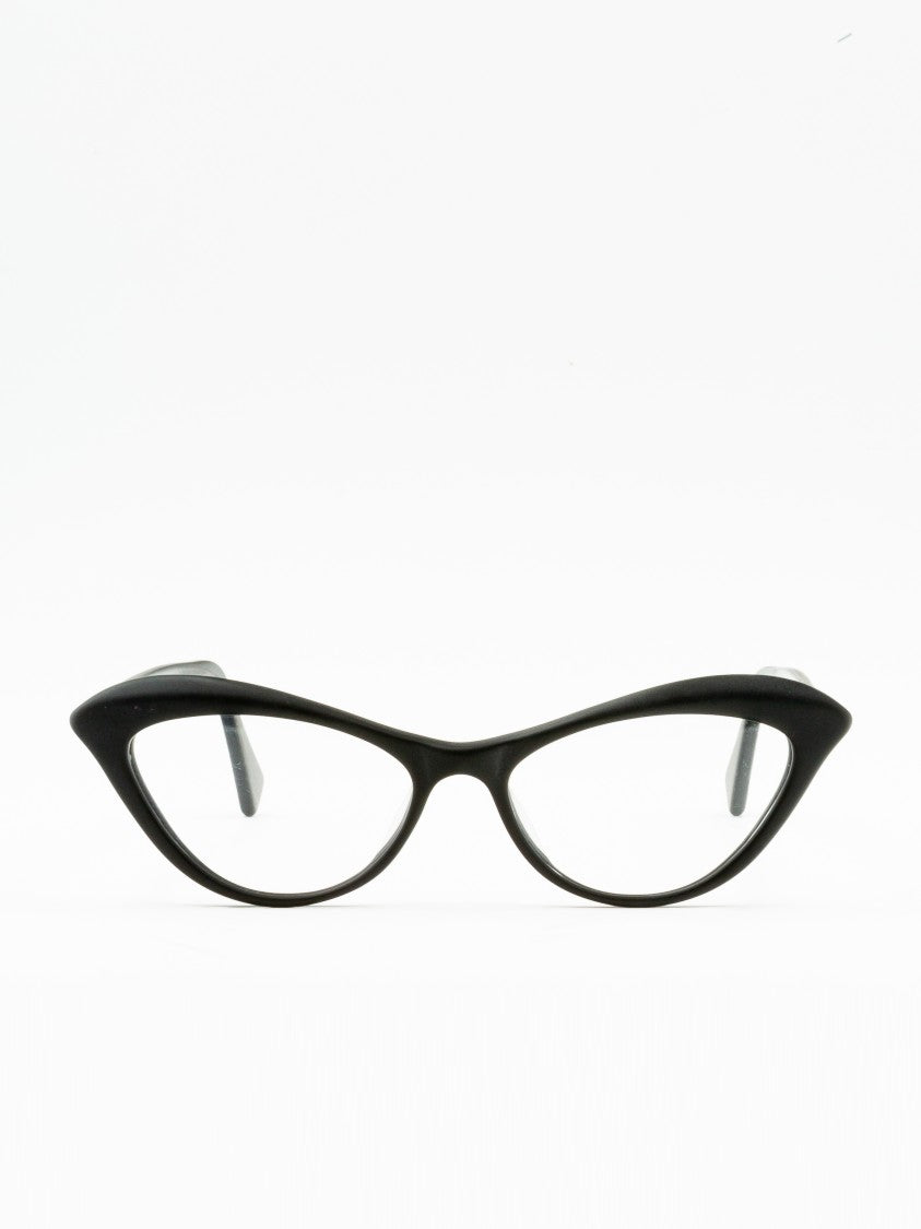 Moli@Limo Black Cat-Eye Optical Frames With Refined Design
