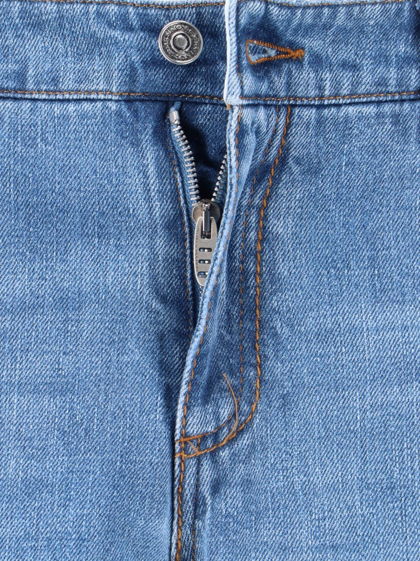 Ermanno Scervino Wide-Leg Jeans – Blue