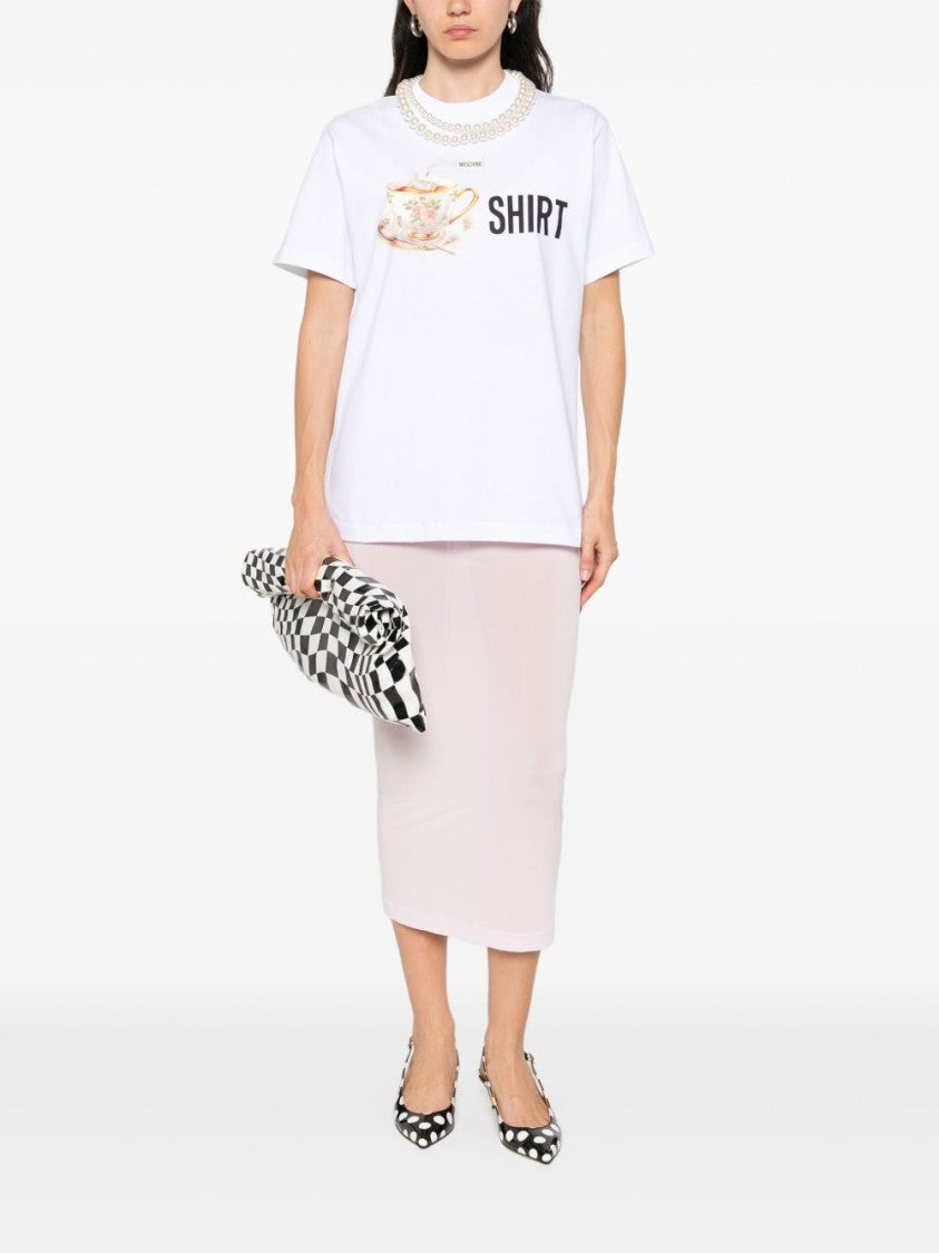 Moschino Short-Sleeved Crew Neck Top