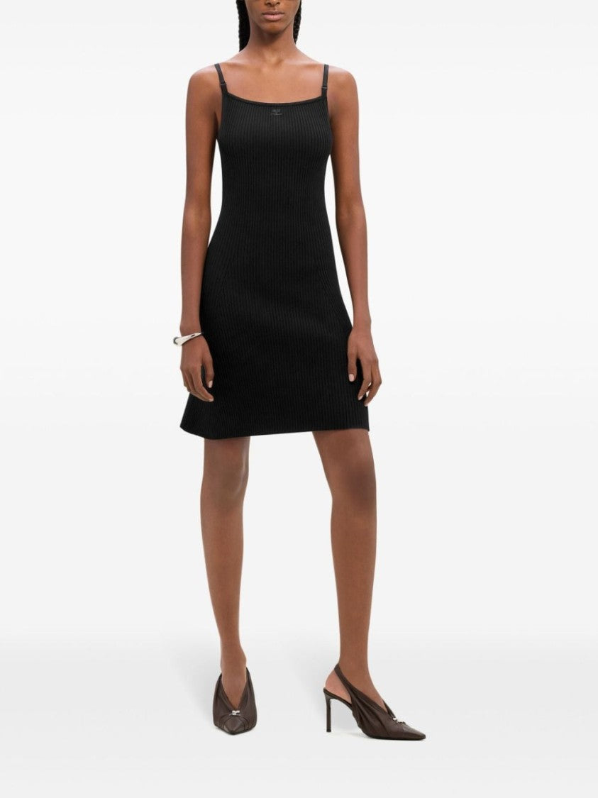 Courrèges Ribbed Knit Dress