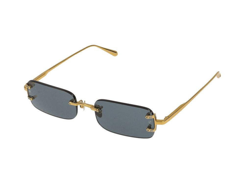 Linda Farrow Sunglasses Lfl1131 Taylor C1 Yellow Gold/Light Gold 53/17/140