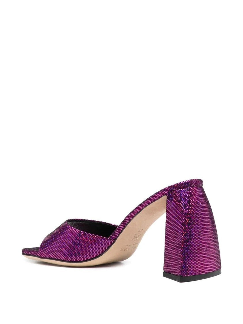 By Far Michele Disco Leather Mules