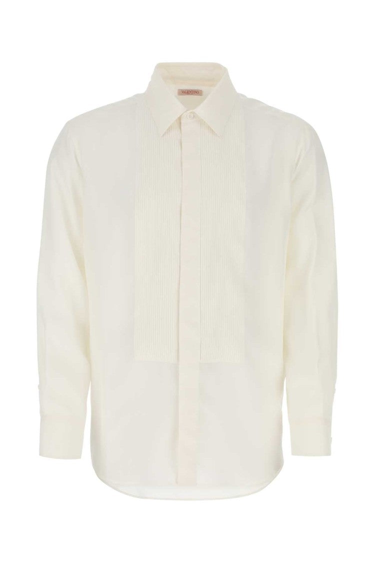 Valentino Garavani Ivory Silk Shirt