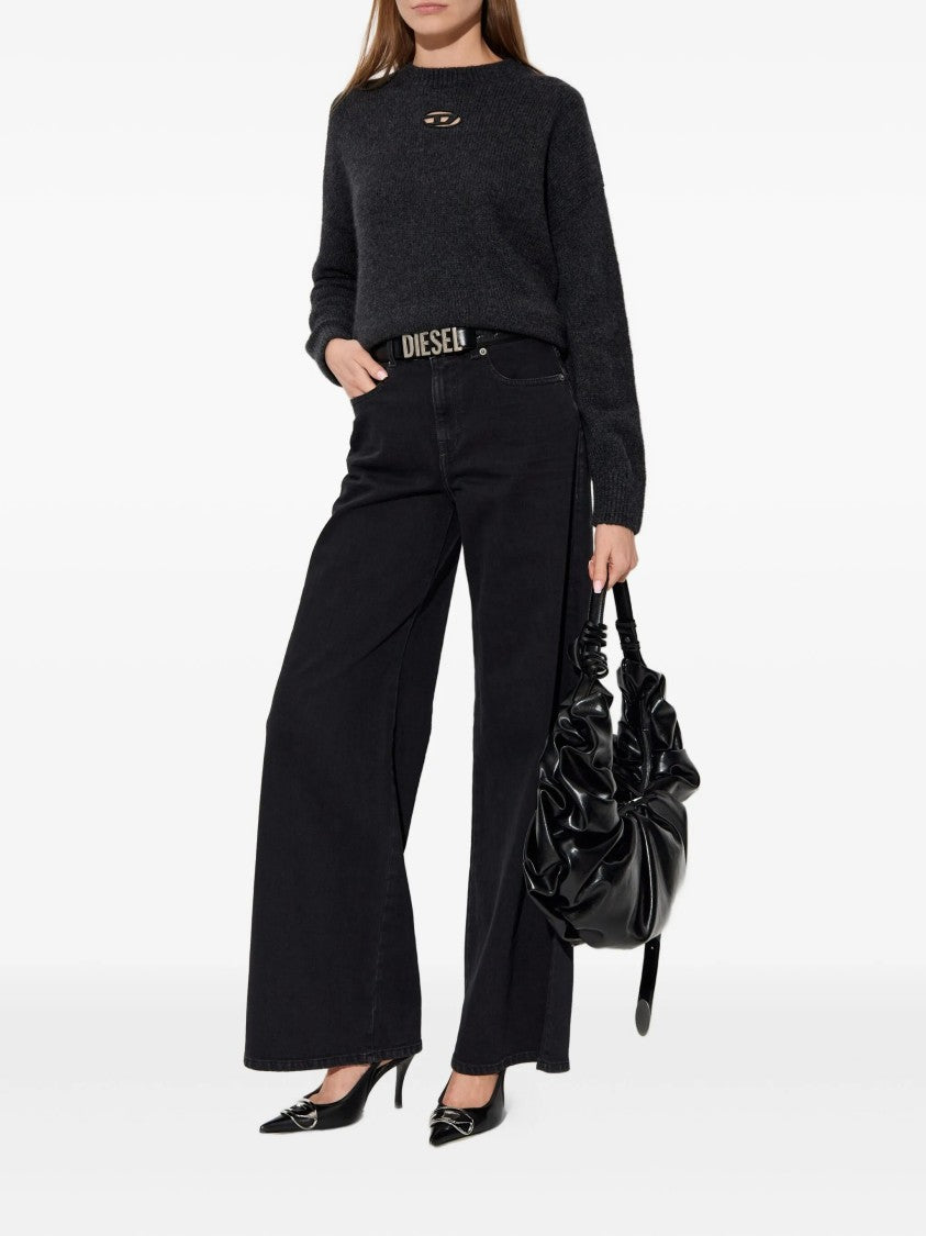 Diesel Dark Charcoal Cut-Out Sweater