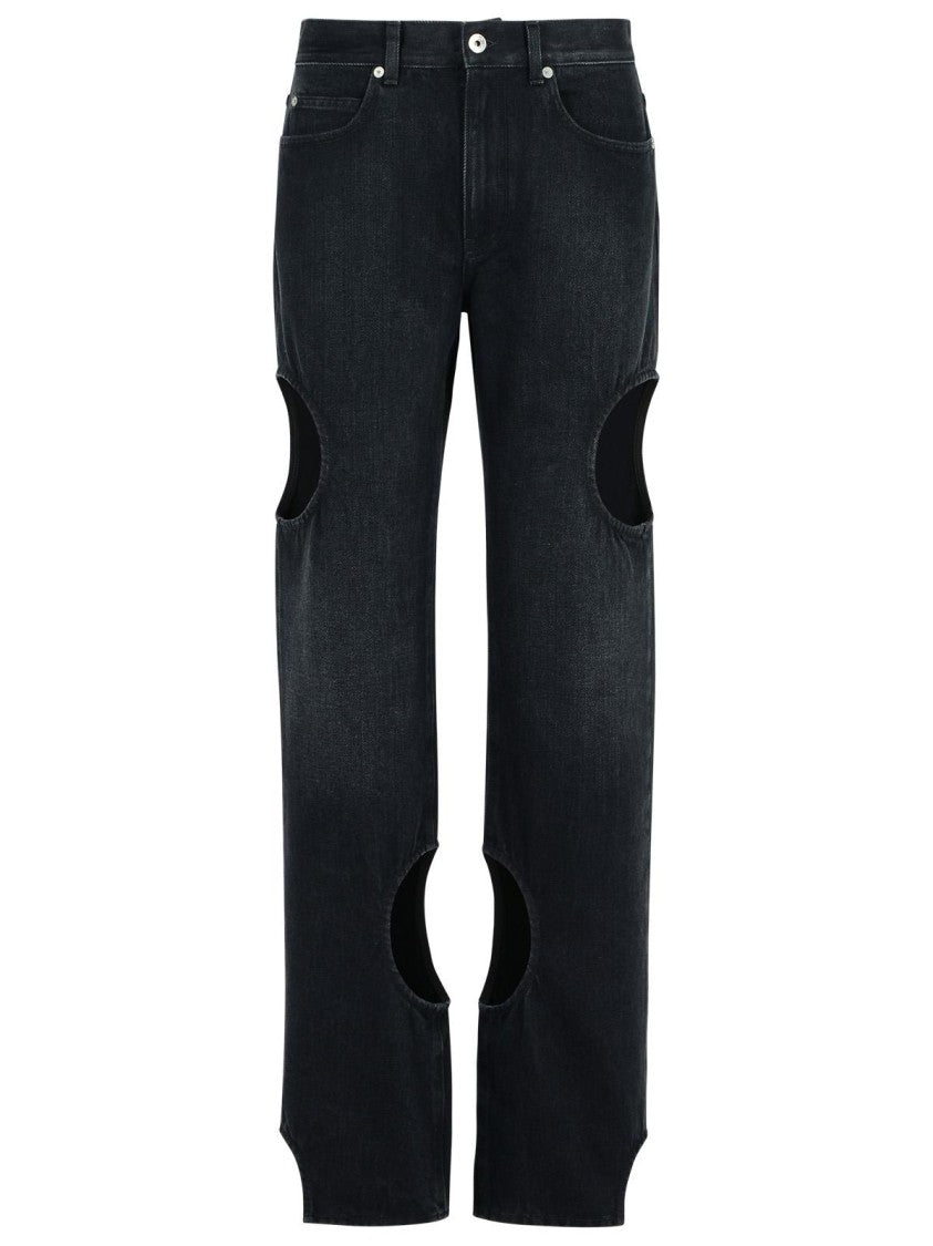Off-White 'Meteor' Black Denim Jeans