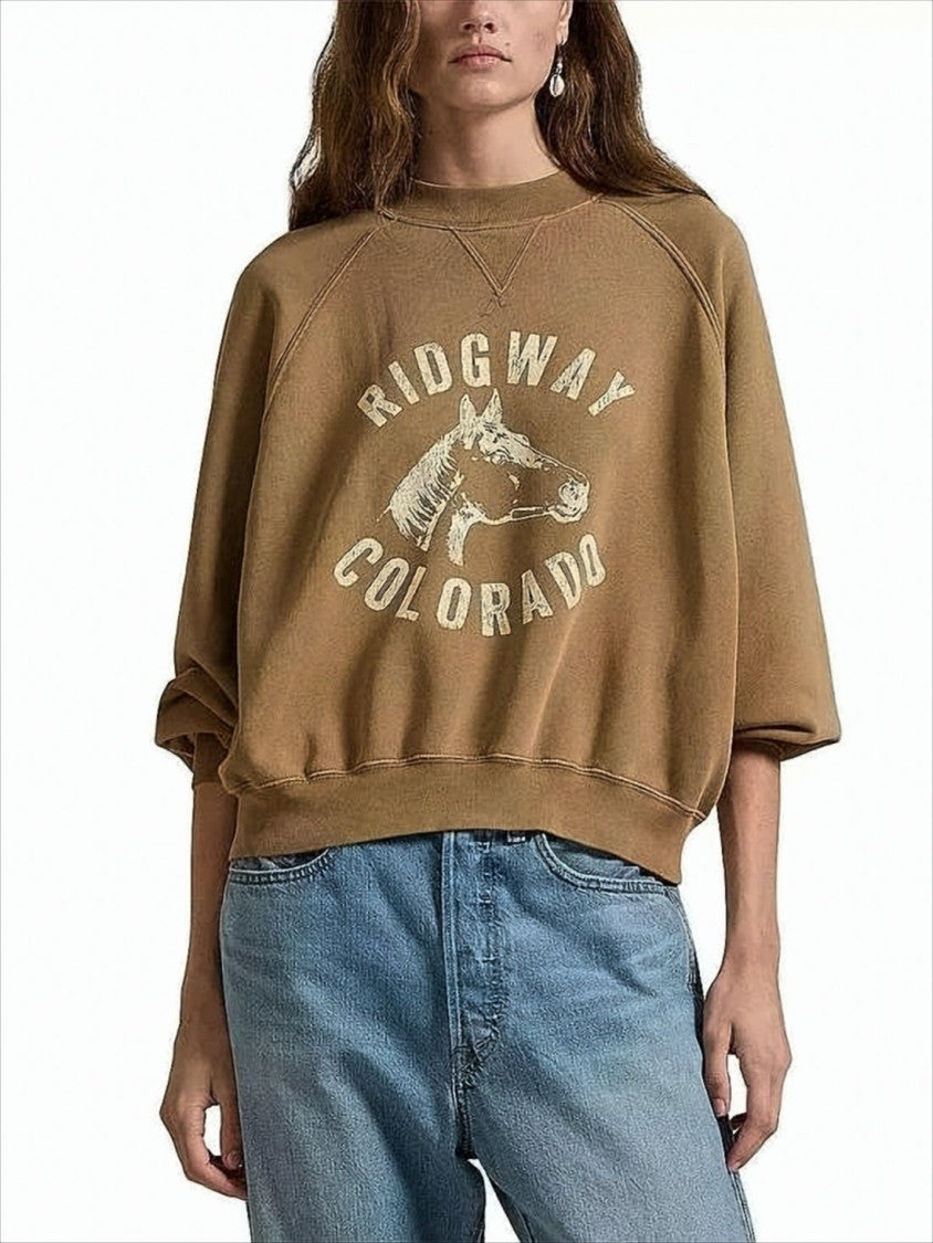 Polo Ralph Lauren Relaxed Fit Long-Sleeve Sweatshirt With Vintage Graphic