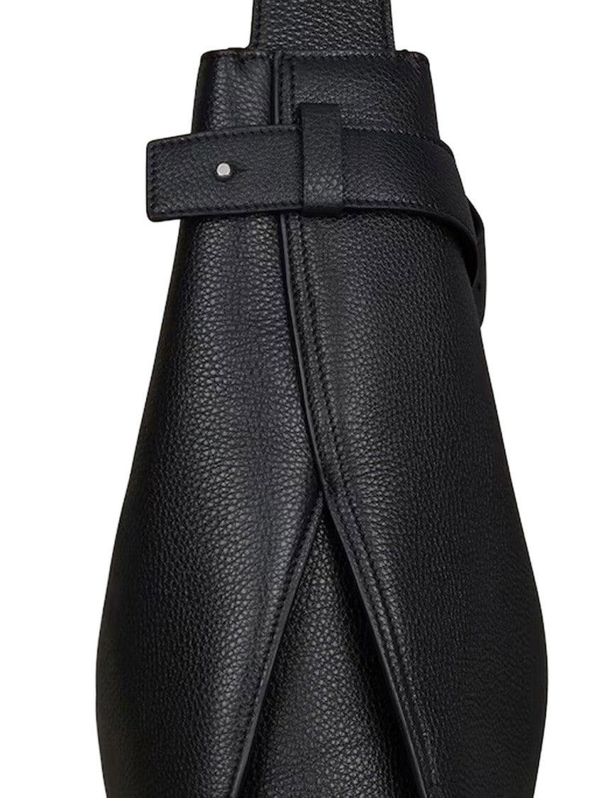 Givenchy Structured Black Calf Leather Shoulder Bag