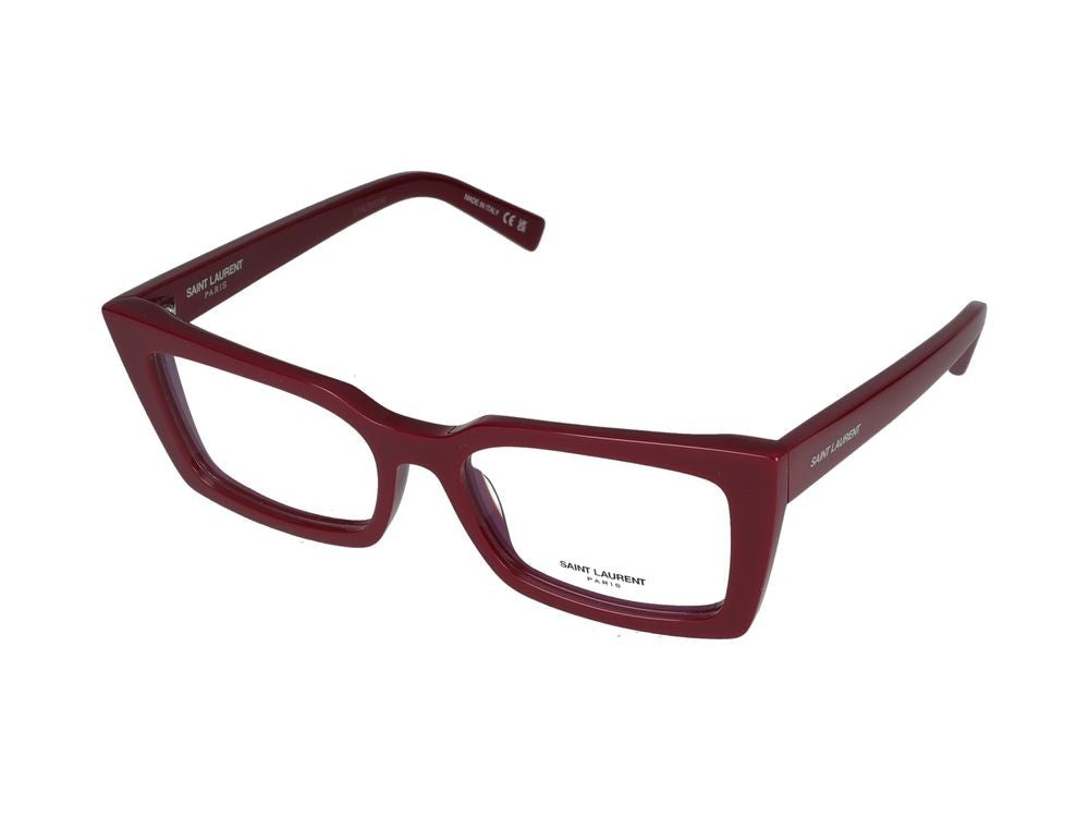 Saint Laurent Eyeglasses Sl 554 005 Burgundy Burgundy Tra 54/17/140