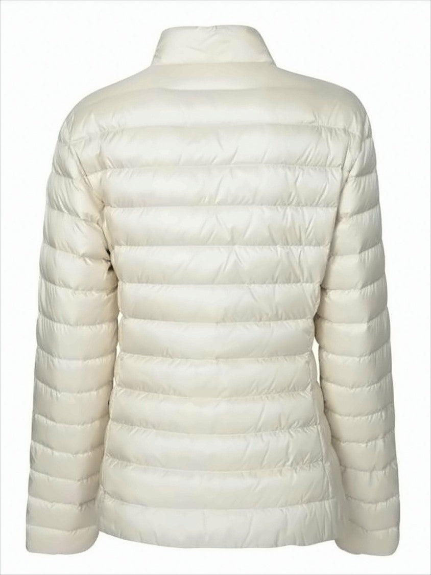 Moncler Lightweight Padded Jacket With High Collar And Cropped Fit