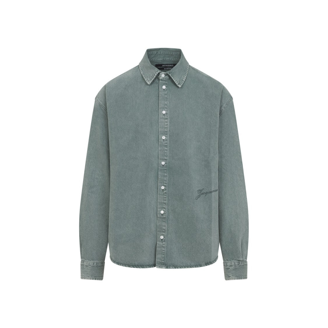 Jacquemus Simon De-Nimes Green Cotton Shirt