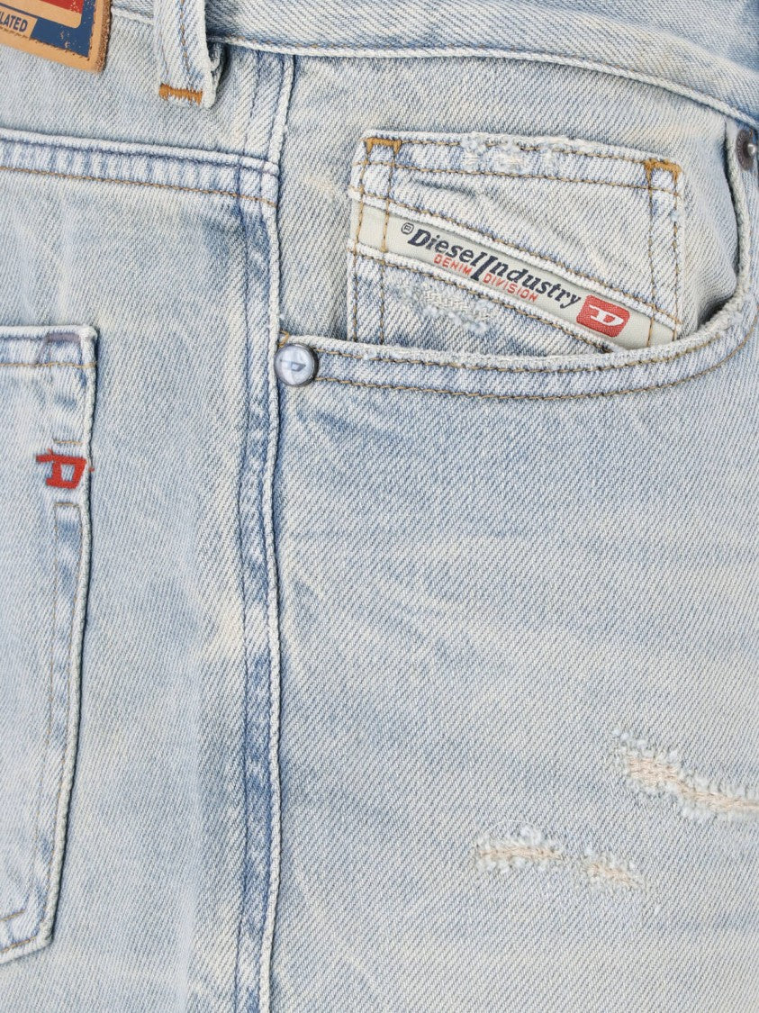 Diesel Light Blue 1988 D-Ark Straight Jeans